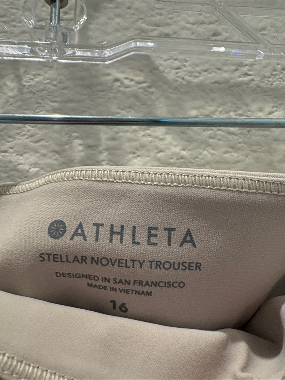 Athleta Stellar Novelty Trouser women’s PLUS size Pant with Black Side Piping - Picture 6 of 11